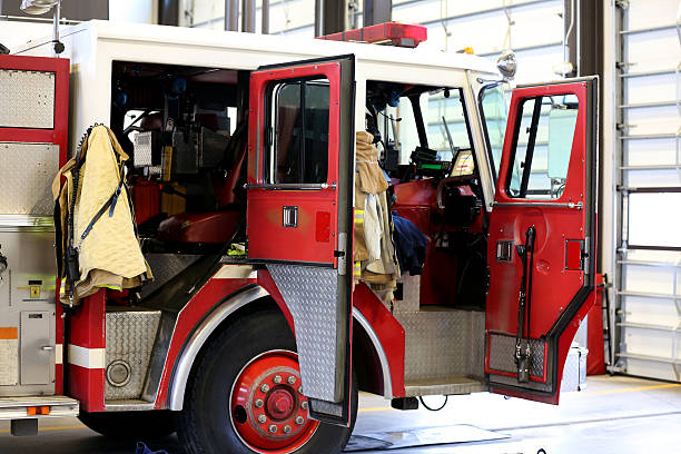 fire fighting gear 2 stock photo
