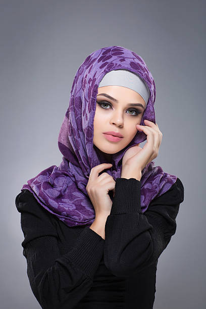 istock Woman in a Muslim scarf 516763710