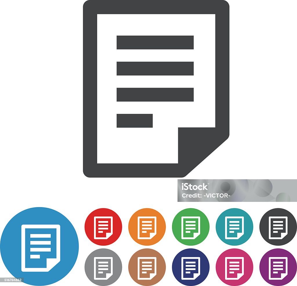 Paper Icons - Graphic Icon Series View All: Blue stock vector