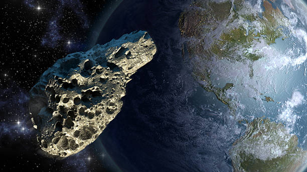 istock Meteorite close to Earth 516766288