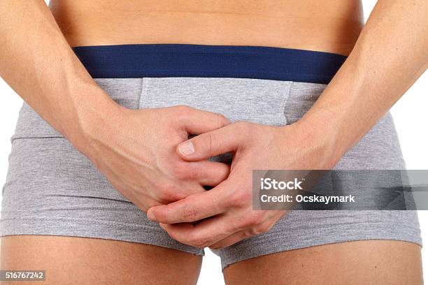 Erection Problem Stock Photo - Download Image Now - Erection, Men, Shy