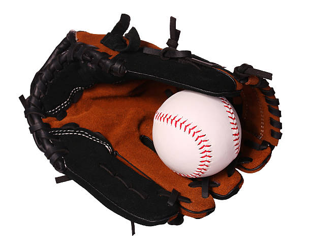 istock Baseball. Ball in Glove isolated on white. 516776649