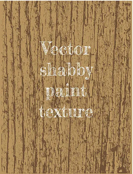 Vector illustration of shabby paint texture