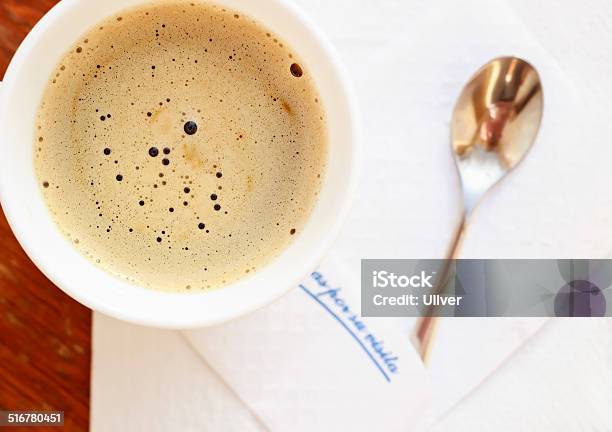 Cup Of Delicious Coffee Stock Photo - Download Image Now - Black Color, Breakfast, Brown