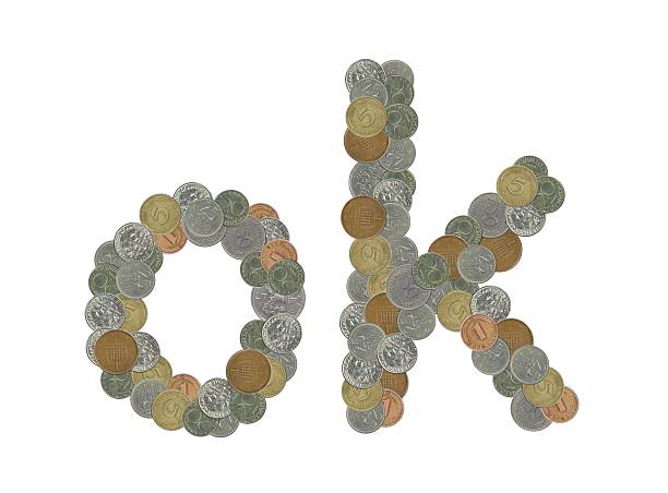 istock ok,okay word with old coins 516786926