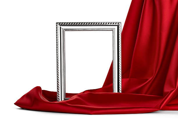 istock wooden frame and silk cover 516787258