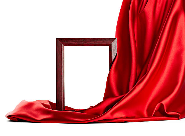 istock wooden frame and silk cover 516787524