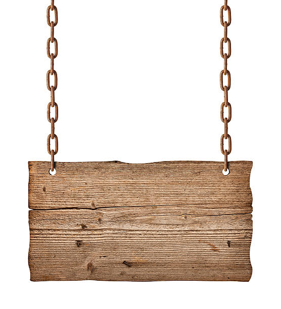 istock wooden sign background message rope chain hanging 516792286