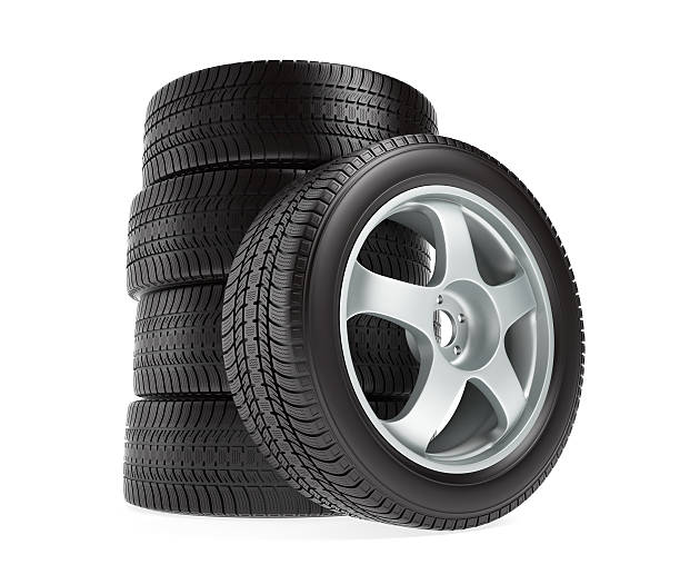 istock New car wheels with winter tires 516792448