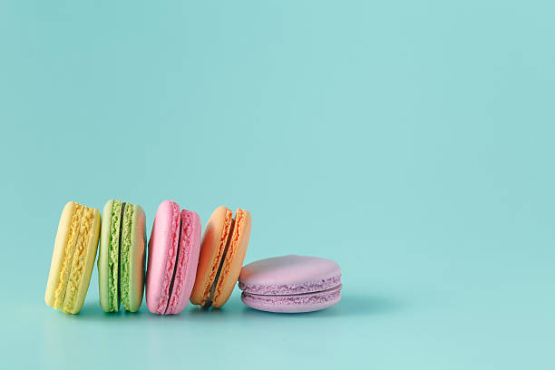 istock French macaroons with cup of coffee 516793528