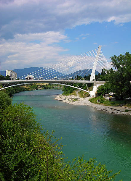 istock Millennium bridge in Podgorica, Montenegro 516796014