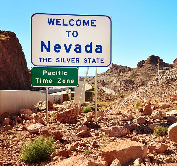 istock Welcome to Nevada USA sign 516799456