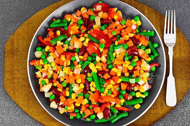 istock Mexican Mix of Vegetables. Tomatoes, Beans, Celery Root, Green B 516801028