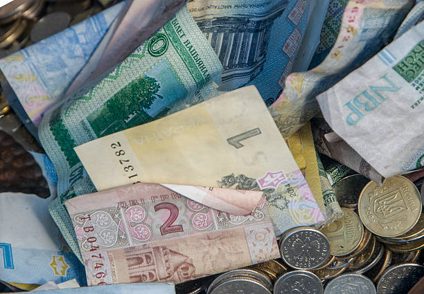 istock Foreign money collage background. Bank notes from different countries 516801700