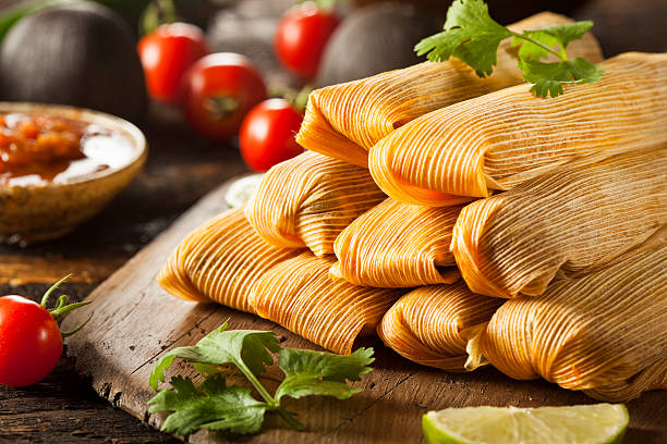 istock Homemade Corn and Chicken Tamales 516808813
