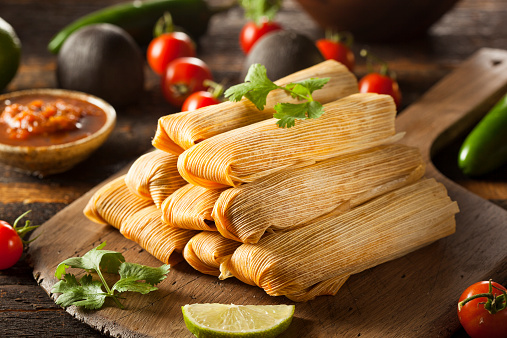 Homemade Corn And Chicken Tamales Stock Photo - Download Image Now - Tamale  - Food, Mexican Food, Mexican Culture - iStock