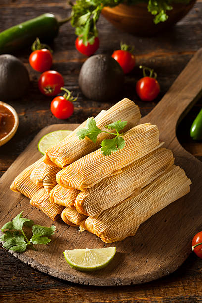 istock Homemade Corn and Chicken Tamales 516809099