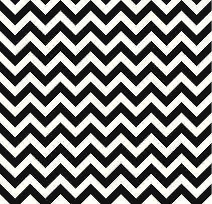 Chevron Zigzag black-white monochrome pattern. Seamless texture