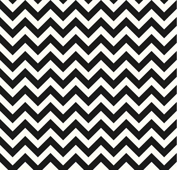 Vector illustration of Chevron Zigzag monochrome seamless texture