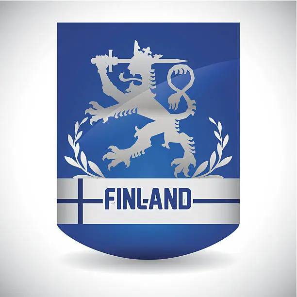 Vector illustration of finland design