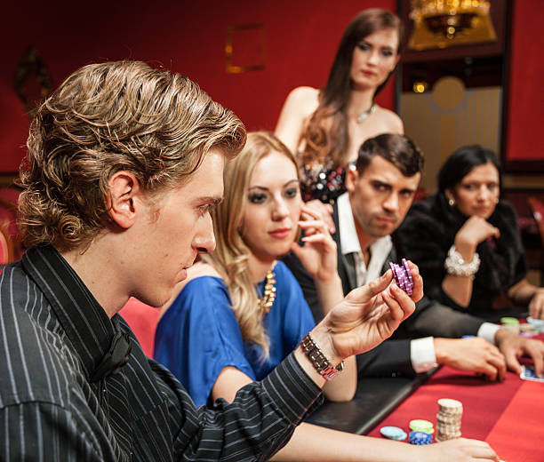 Ambiance intense au casino