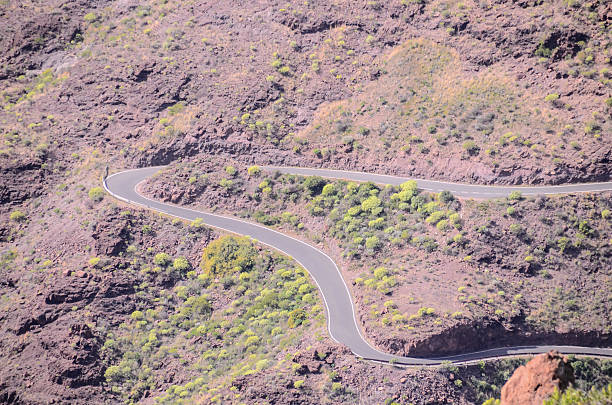 istock Aerial View of an Asphalt Road 516812564