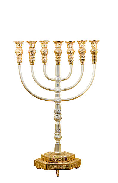 istock Menorah, jewish candle holder 516812764