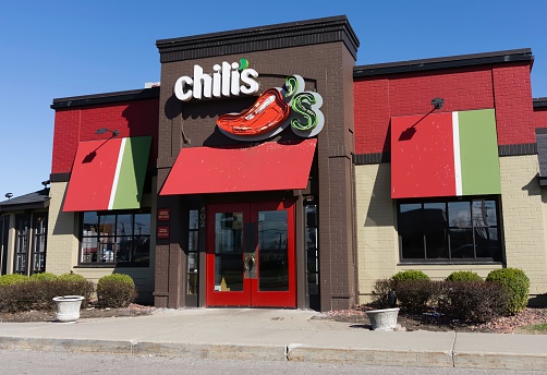 Troy, Michigan, USA - March 21, 2016: The Chili's restaurant in Troy, Michigan. Chili's is a chain of casual dining restaurants with over 1400 loctions nationwide.