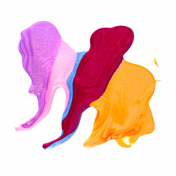 istock Spilled colorful nail polish 516813478