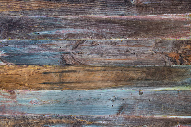 Colorful Reclaimed Wood Background