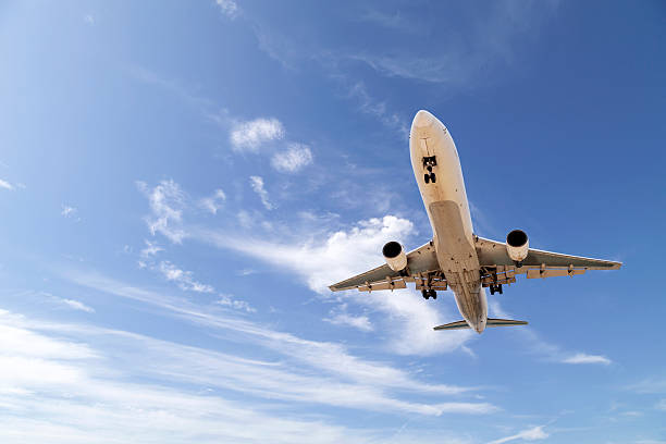 istock Airplane in the sky. 516816756