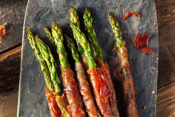 istock Homemade Prosciutto Wrapped Asparagus 516817760