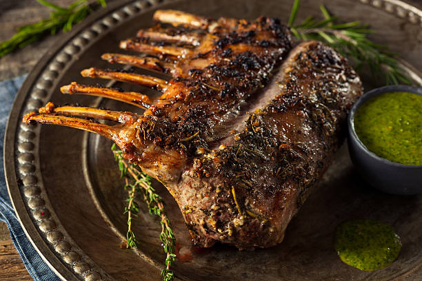 istock Homemade Herb Roast Lamb 516819186