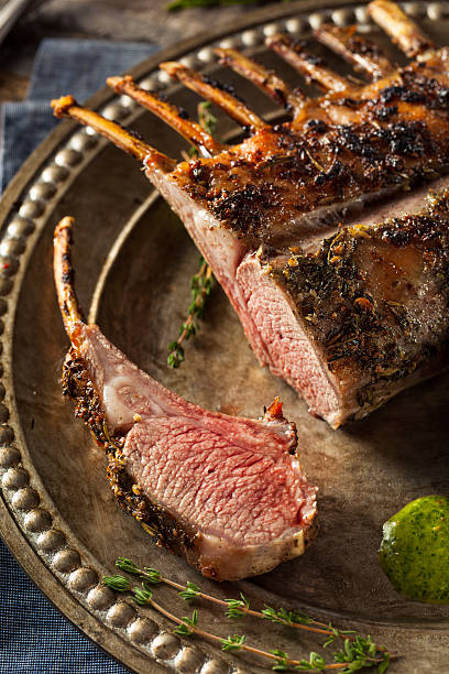 istock Homemade Herb Roast Lamb 516819240