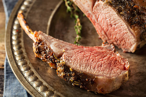 istock Homemade Herb Roast Lamb 516819328