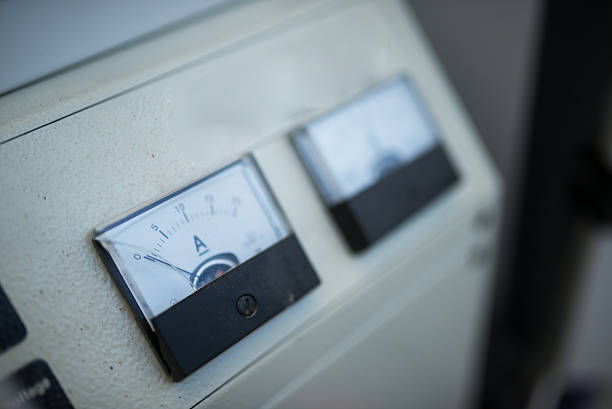 istock Electric outdoor fuse box in soft light 516820412