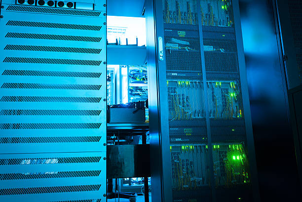 istock Network servers in data room Domestic Room 516820798
