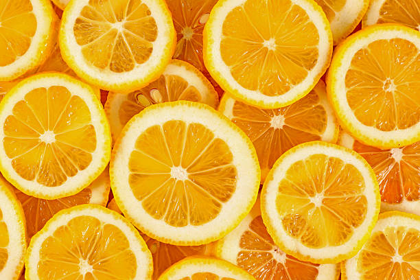 istock Healthy food background. Lemon. 516820884