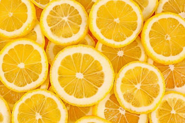 istock Healthy food background. Lemon. 516820906