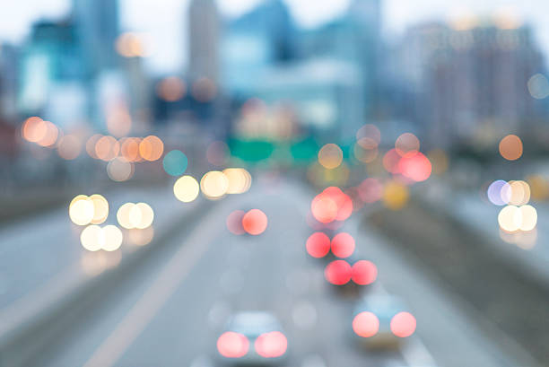 istock City Freeway Traffic Bokeh -  Background 516823762