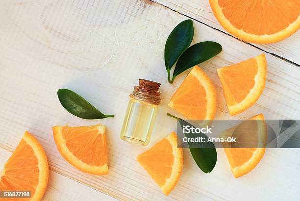 Orange Aroma Oil Stock Photo - Download Image Now - Orange - Fruit, Cooking Oil, Scented