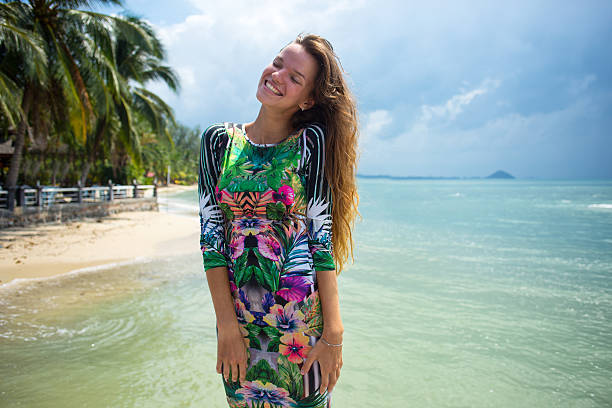 istock The happy girl, being in tropics 516843386