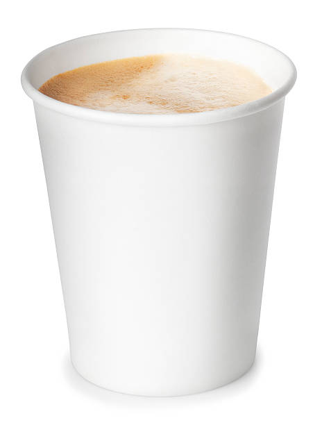 istock Paper cup of coffee isolated on white background 516849072