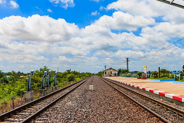 istock railroad for transportation, transport railway 516849196