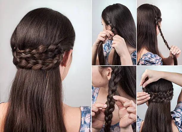 Photo of simple hairstyle tutorial