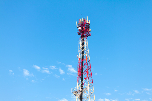 5G Telecommunications Base Station Tower
