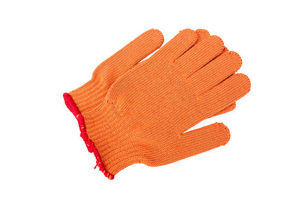 istock work gloves orange color isolated background 516855584