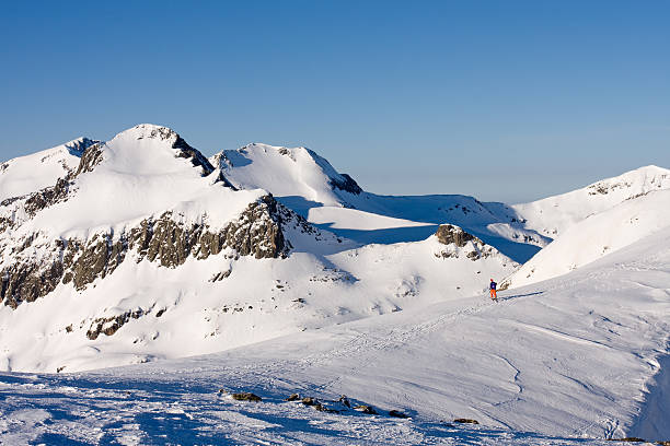 istock Ski touring in the Spring mountain 516855934