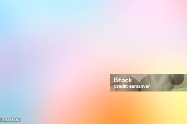 Defocused Serenity Blurred Abstract Background Stock Photo - Download Image Now - Color Gradient, Pastel Colored, Backgrounds