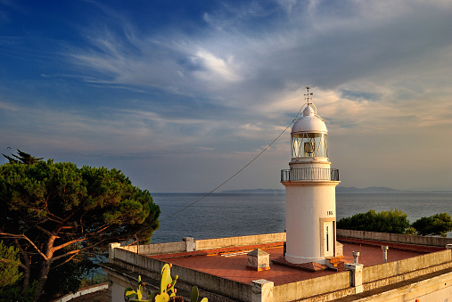 Rumeli Feneri Lighthouse in Sariyer, Istanbul, Turkey